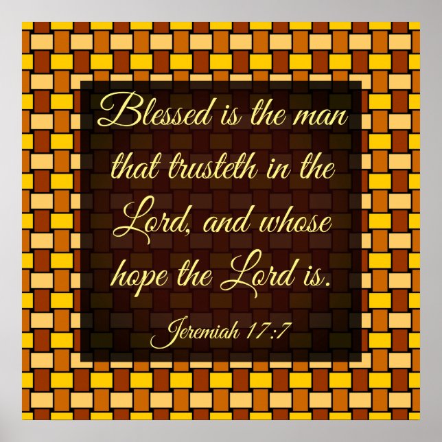 Jeremiah 17-7 poster (Front)