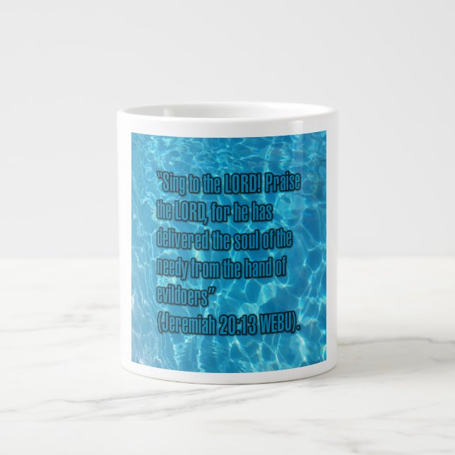 Jeremiah 20:13 WEBU Mug (Front)