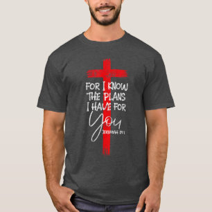 Jeremiah 2911 Christian Religious Bible Verse Gift T-Shirt