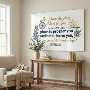 Jeremiah 29:11 Bible Verse Acrylic Print