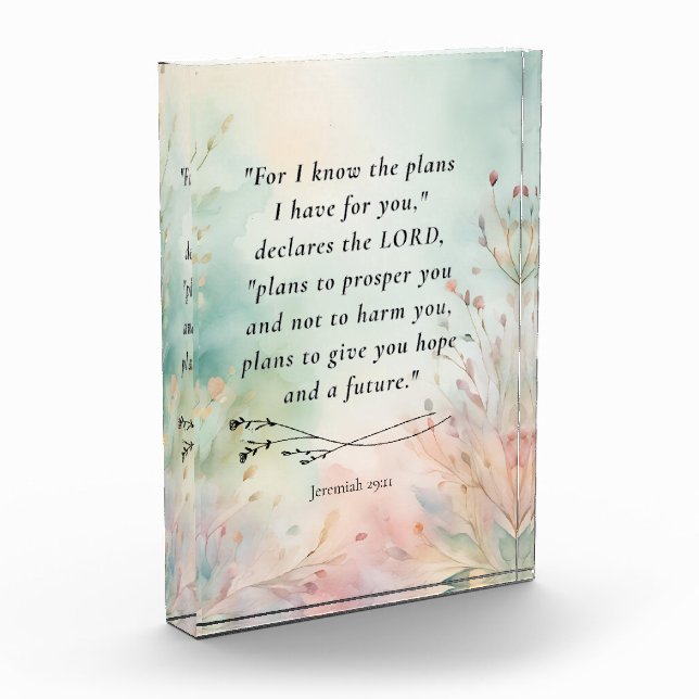 Jeremiah 29:11 Bible Verse Image Photo Block (Left)