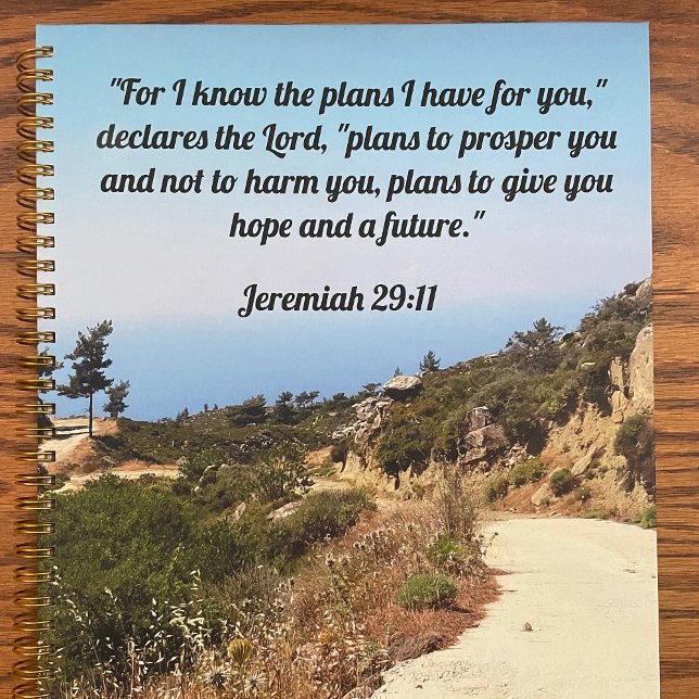 Jeremiah 29:11 Bible Verse To Trust God Christian Planner (Creator Uploaded)