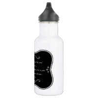 I Know the Plans Purple Stainless Steel Water Bottle - Jeremiah 29:11