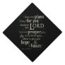 Jeremiah 29:11 Encouraging Bible Verse Graduation Cap Topper