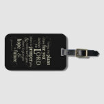 Jeremiah 29:11 Encouraging Bible Verse Luggage Tag at Zazzle