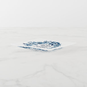 Jeremiah 29:11 For I know the Plans Blue Floral Trinket Tray