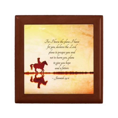 Jeremiah 2911 For I know the plans I have for you Gift Box