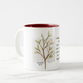 Jeremiah 29:11 For I know the plans I have for you Two-Tone Coffee Mug (Front Left)