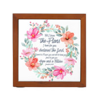 Jeremiah 29:11 For I know the Plans Pink Floral