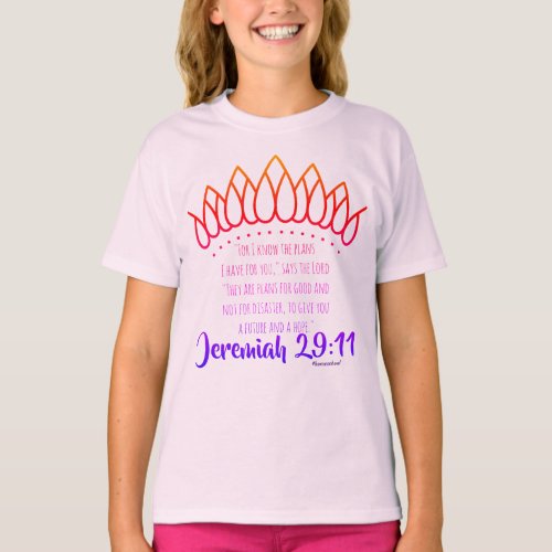Jeremiah 2911 Girls shirt