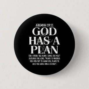 Jeremiah 29 11 god has a plan christian bible vers button