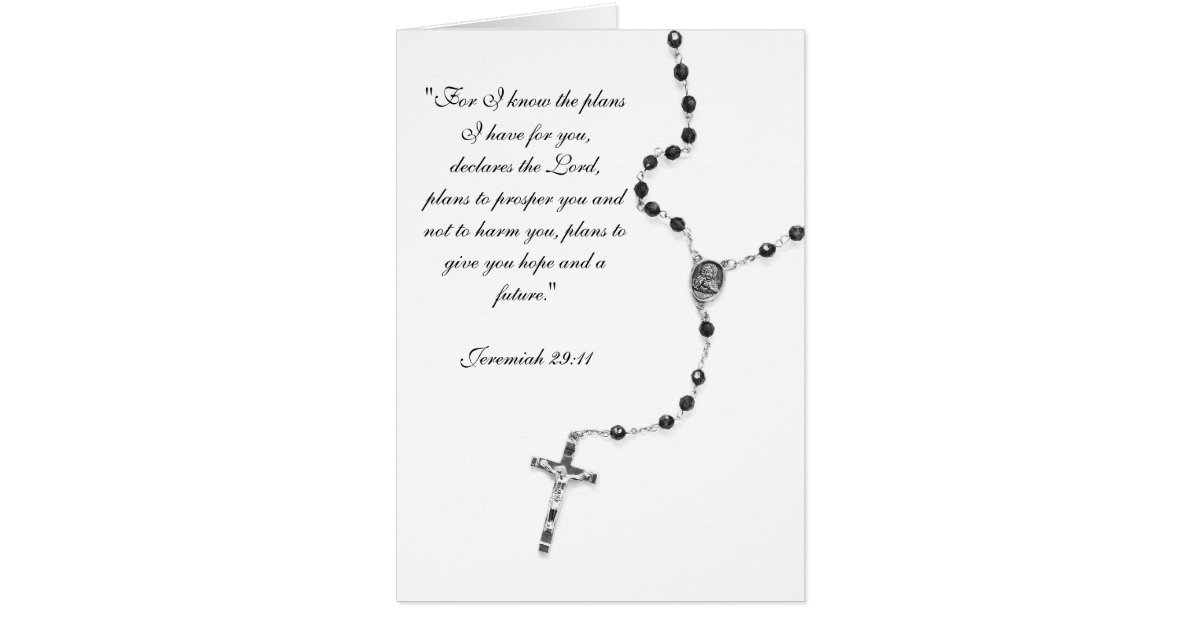 Jeremiah 29:11 Graduation Card | Zazzle