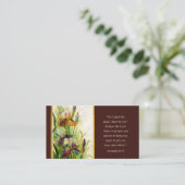 Jeremiah 29:11 I know the plans I have for you Business Card (Standing Front)
