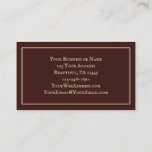 Jeremiah 29:11 I know the plans I have for you Business Card (Back)