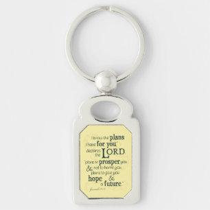 Jeremiah 29:11 I know the plans I have for you... Keychain