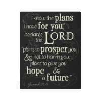 Jeremiah 29:11 I know the plans I have for you...