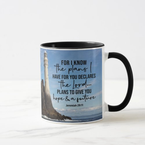 Jeremiah 2911 I know the plans I have for you  Mug