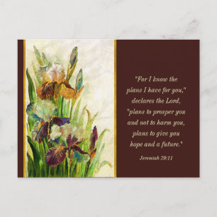 Jeremiah 29:11 I know the plans I have for you Postcard