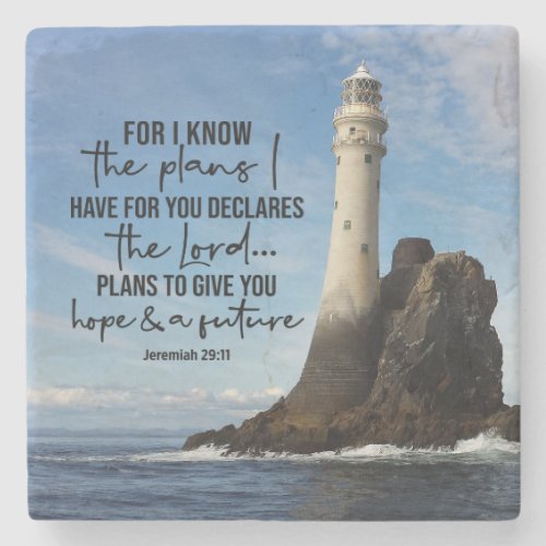 Jeremiah 2911 I know the plans I have for you  Stone Coaster