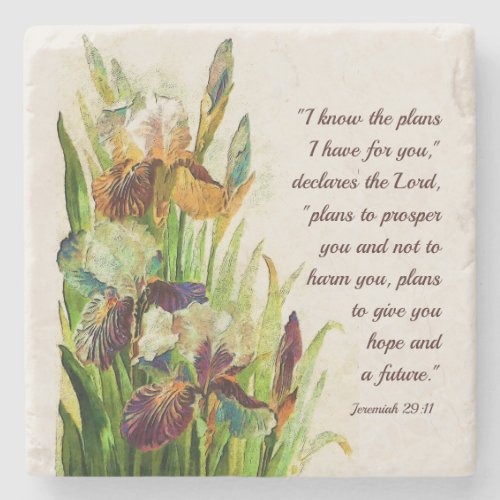 Jeremiah 2911 I know the plans I have for you Stone Coaster