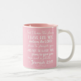 Jeremiah 29:11 Inspirational Christian Bible Mug