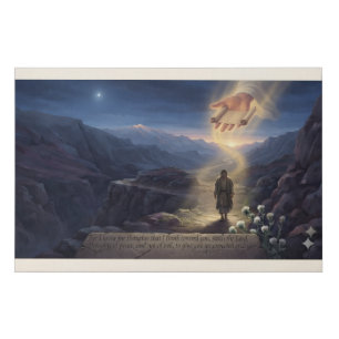 Jeremiah 29:11 KJV God's Guidance Canvas Wall Art