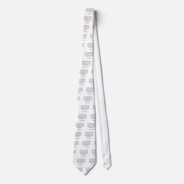 JEREMIAH 29:11 NECK TIE (Front)
