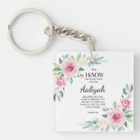 Jeremiah 29:11 Pink Rose Personalize