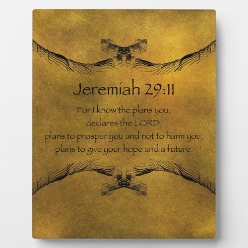 Jeremiah 2911 plaque