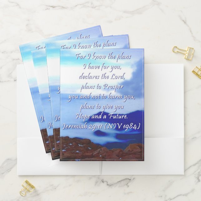 Jeremiah 29:11 pocket folder (In Situ)