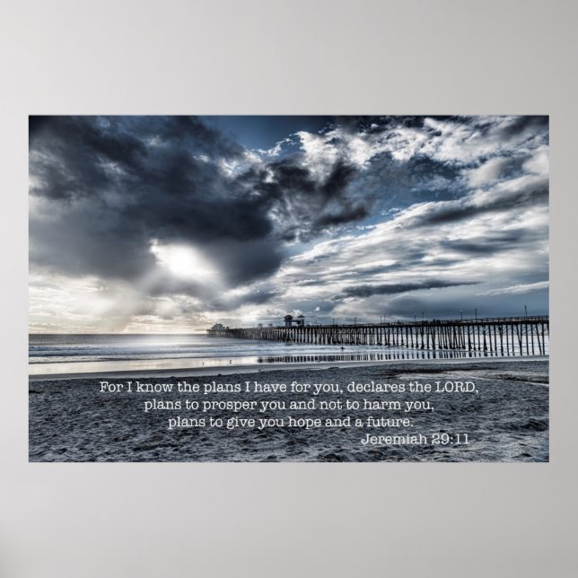 Jeremiah 29:11 poster (Front)