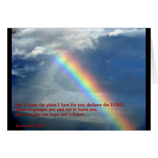 Jeremiah 29:11 Rainbow Cards