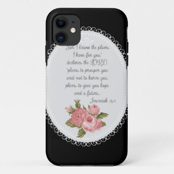 Jeremiah 29:11 Victorian Christian Gift Iphone 11 Case by Christian_Soldier at Zazzle