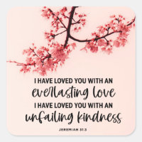 Jeremiah 31:3 I Have Loved You Bible Verse