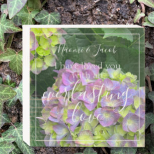 Jeremiah 31:3 Love Bible Verse Custom Photo Wooden Box Sign