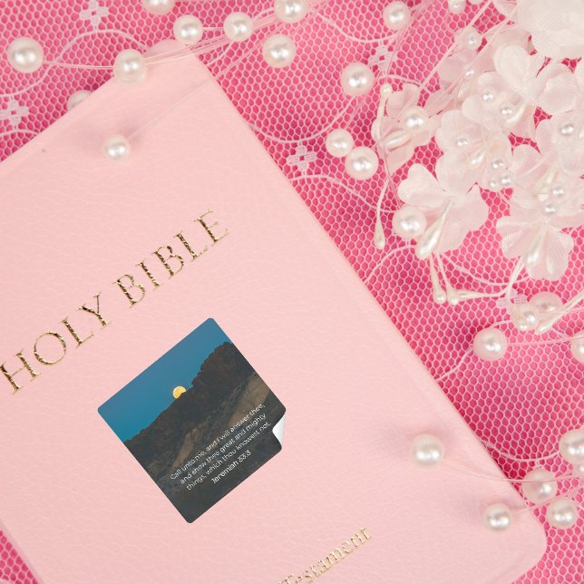 Jeremiah 33:3 KJV Sticker Desert Faith Collection (Creator Uploaded)