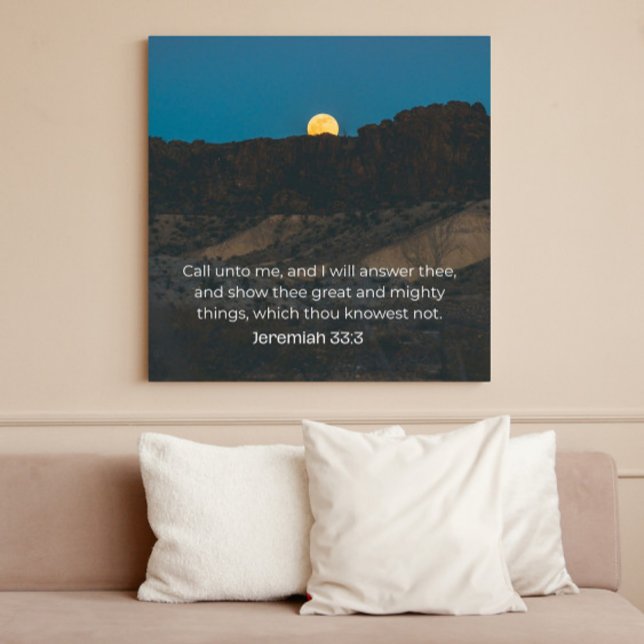 Jeremiah 33:3 KJV Wall Art – Scripture Poster (Creator Uploaded)