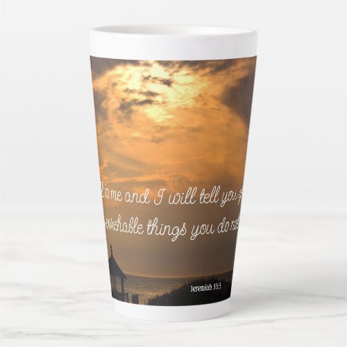 Jeremiah 333 Latte Mug