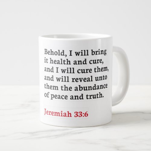 Jeremiah 336  _ Jumbo Mug