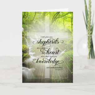 Jeremiah 3 Ordination Anniversary Woodland Card