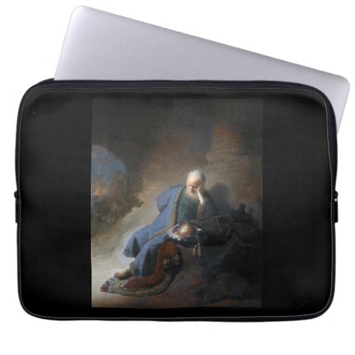 Jeremiah Destruction Jerusalem Bible Rembrandt Laptop Sleeve