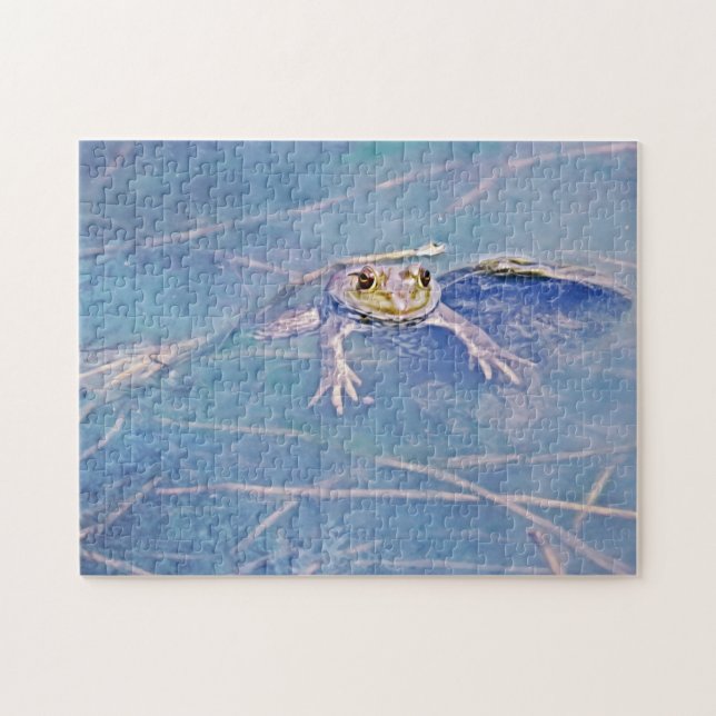 Jeremiah Fun Bullfrog Frog Puzzle (Horizontal)