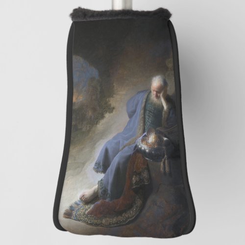 Jeremiah Lamenting on Fall of Jerusalem Rembrandt Golf Head Cover