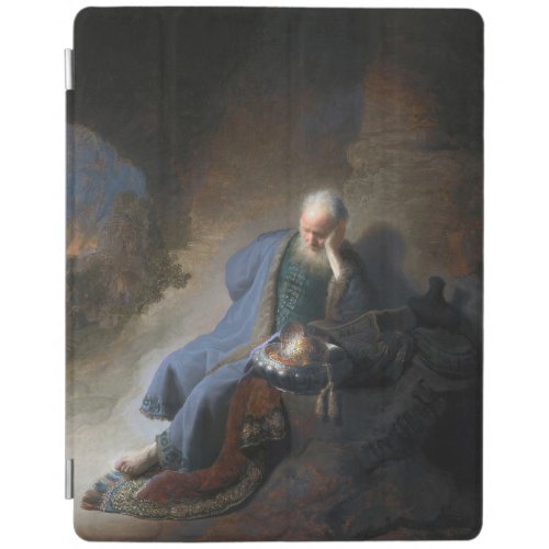 Jeremiah Lamenting on Fall of Jerusalem Rembrandt iPad Smart Cover