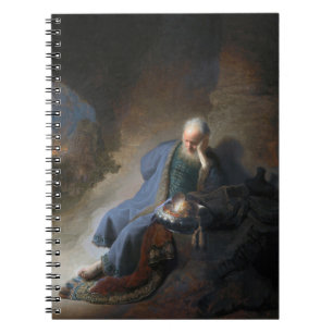 Jeremiah Lamenting on Fall of Jerusalem, Rembrandt Notebook