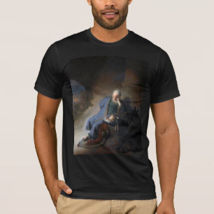 Jeremiah Lamenting on Fall of Jerusalem, Rembrandt T-Shirt