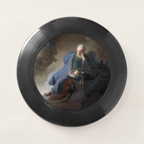 Jeremiah Lamenting on Fall of Jerusalem Rembrandt Wham_O Frisbee