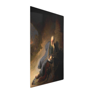 Jeremiah Lamenting the Destruction of Jerusalem Metal Print