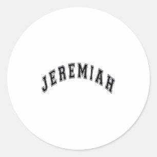 Jeremiah Team Favorite Martha's Vineyard Summer Va Classic Round Sticker