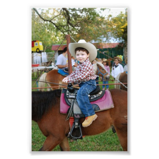 Jeremiah's 3rd Bday Photo Print (Front)